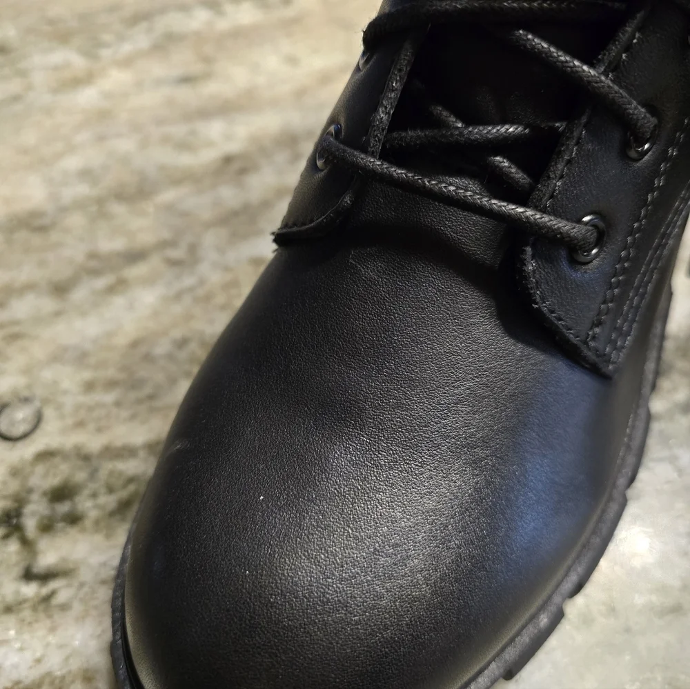 Steve Madden Black Lace-Up Women's Boots - Picture 6 of 10